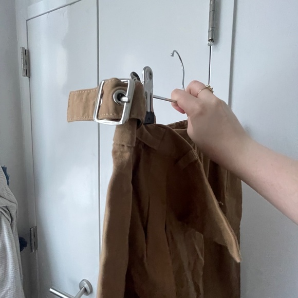 Abercrombie Khaki Wide Leg Trousers, 31L - Picture 3 of 4